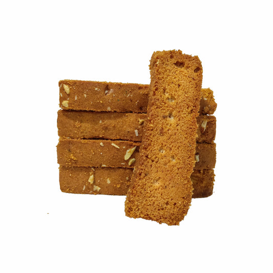 Eggless Dry Fruits Rusk