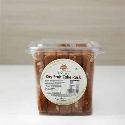 Eggless Dry Fruits Rusk