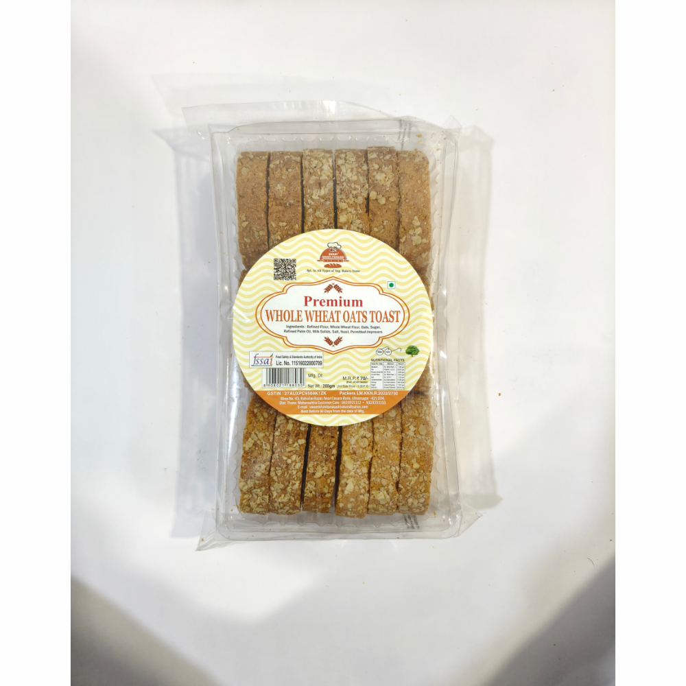 Whole Wheat Oats Toast