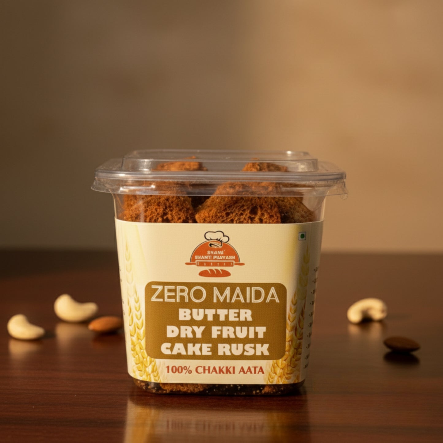 Zero Maida Butter Dry Fruit Cake Rusk